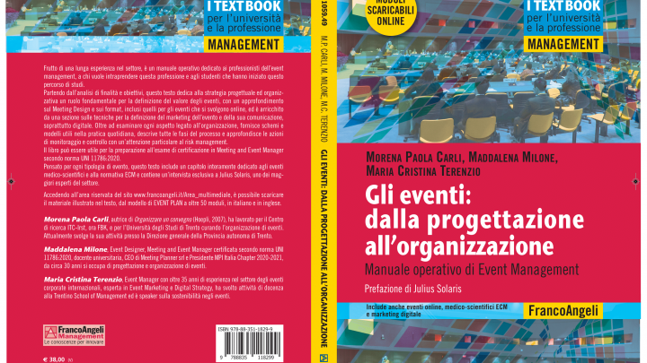 Manuale per Event Manager: “Gli eventi: dalla progettazione all’organizzazione”