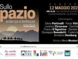 Locandina evento Roma Tre "Sullo spazio scienza e bellezza"