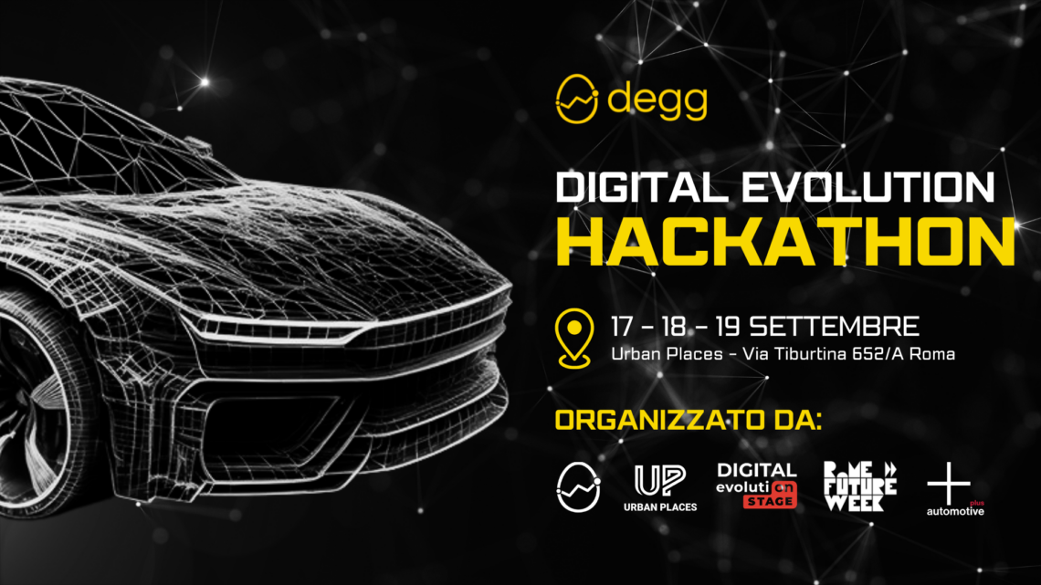 Partecipa al Digital Evolution Hackathon dal 17 al 19 settembre a Roma